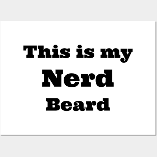 nerd beard Posters and Art